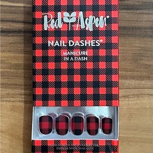 Red Aspen Nail Dashes (Nana’s Nightgown)